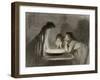 Christmas Eve Fortune Telling, 1870S-Ivan Nikolayevich Kramskoi-Framed Giclee Print