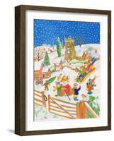 Christmas Eve in the Village-Tony Todd-Framed Giclee Print