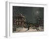 Christmas Eve Party-J. Hoover & Son-Framed Art Print