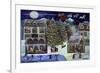 Christmas Eve Santa in House-Cheryl Bartley-Framed Giclee Print