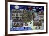 Christmas Eve Santa in House-Cheryl Bartley-Framed Giclee Print