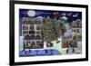 Christmas Eve Santa in House-Cheryl Bartley-Framed Giclee Print