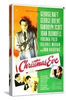 Christmas Eve, US poster, George Raft-null-Stretched Canvas