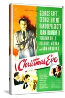 Christmas Eve, US poster, George Raft-null-Stretched Canvas