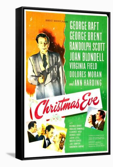 Christmas Eve, US poster, George Raft-null-Framed Stretched Canvas