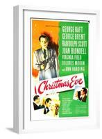 Christmas Eve, US poster, George Raft-null-Framed Art Print