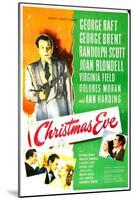Christmas Eve, US poster, George Raft-null-Mounted Art Print