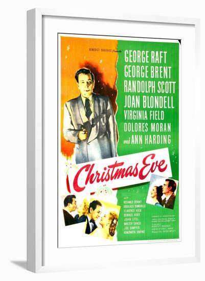 Christmas Eve, US poster, George Raft-null-Framed Art Print