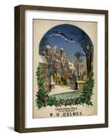 Christmas Eve Visiting-Alfred Concanen-Framed Art Print