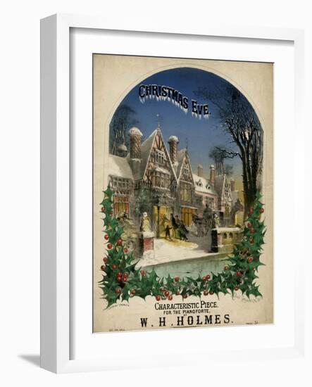 Christmas Eve Visiting-Alfred Concanen-Framed Art Print