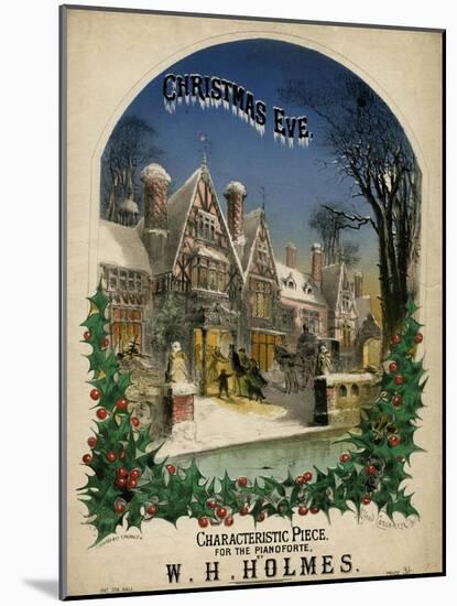 Christmas Eve Visiting-Alfred Concanen-Mounted Art Print