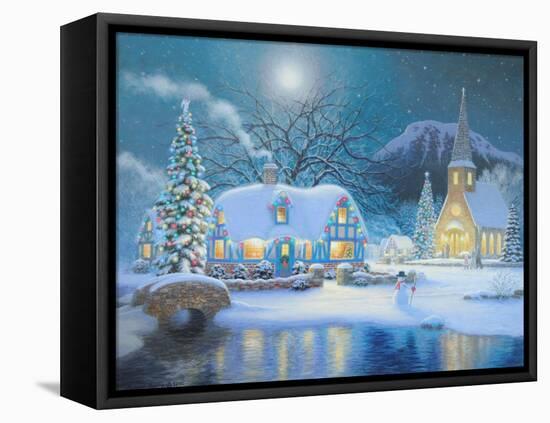 Christmas Eve-Richard Burns-Framed Stretched Canvas