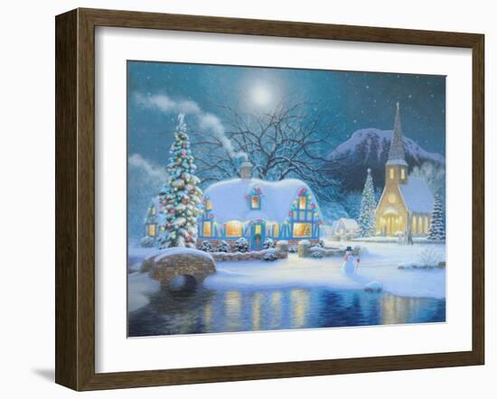 Christmas Eve-Richard Burns-Framed Giclee Print