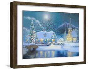 Christmas Eve-Richard Burns-Framed Giclee Print