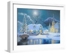 Christmas Eve-Richard Burns-Framed Giclee Print