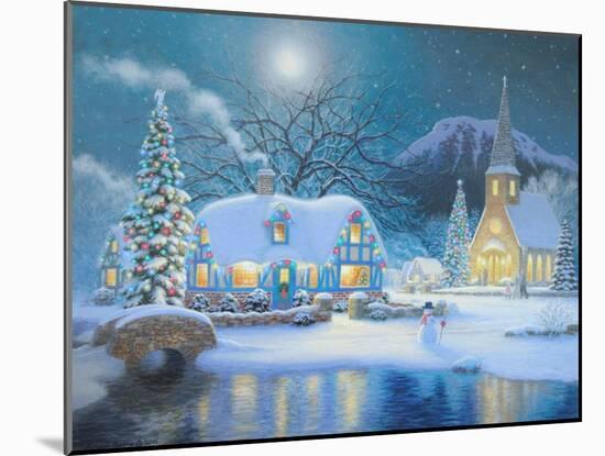 Christmas Eve-Richard Burns-Mounted Giclee Print