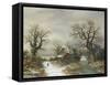 Christmas Eve-Charles Leaver-Framed Stretched Canvas