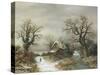 Christmas Eve-Charles Leaver-Stretched Canvas