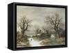 Christmas Eve-Charles Leaver-Framed Stretched Canvas