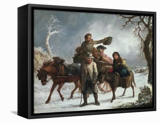 Christmas Eve-John Joseph Barker-Framed Stretched Canvas