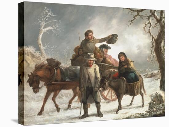 Christmas Eve-John Barker-Stretched Canvas