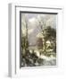 Christmas Eve-Hendrik Barend Koekkoek-Framed Giclee Print