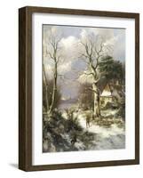 Christmas Eve-Hendrik Barend Koekkoek-Framed Giclee Print