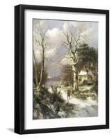 Christmas Eve-Hendrik Barend Koekkoek-Framed Giclee Print