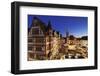 Christmas fair at Roemer, Roemerberg square, Nikolaikirche church, Frankfurt, Hesse, Germany, Europ-Markus Lange-Framed Photographic Print