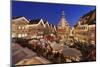 Christmas Fair at the Marketplace in Front of the Old Town Hall-Markus Lange-Mounted Photographic Print