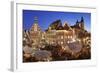 Christmas Fair at the Marketplace-Markus Lange-Framed Photographic Print