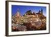 Christmas Fair at the Marketplace-Markus Lange-Framed Photographic Print