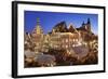 Christmas Fair at the Marketplace-Markus Lange-Framed Photographic Print