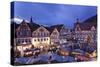 Christmas Fair, Bad Urach, Swabian Alb, Baden Wurttemberg, Germany, Europe-Markus Lange-Stretched Canvas
