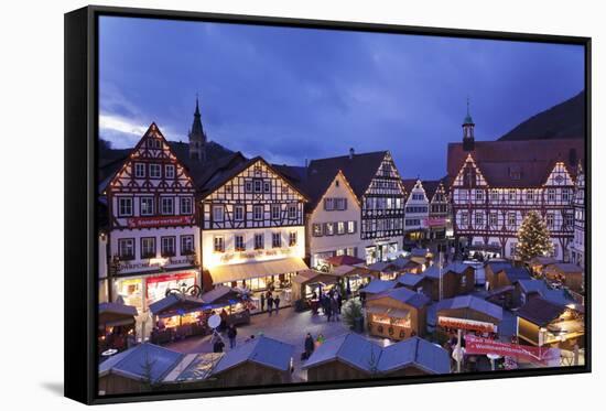 Christmas Fair, Bad Urach, Swabian Alb, Baden Wurttemberg, Germany, Europe-Markus Lange-Framed Stretched Canvas