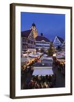 Christmas Fair in the Market Place with Stiftskirche Church-Markus-Framed Photographic Print