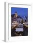 Christmas Fair in the Market Place with Stiftskirche Church-Markus-Framed Photographic Print