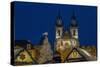 Christmas Fair in the Old Town Market in Prague, Czech Republic, Europe-P. Widmann-Stretched Canvas