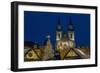 Christmas Fair in the Old Town Market in Prague, Czech Republic, Europe-P. Widmann-Framed Photographic Print