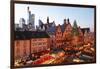 Christmas Fair on Roemerberg Square, Frankfurt am Main, Hesse, Germany, Europe-Hans-Peter Merten-Framed Photographic Print