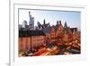 Christmas Fair on Roemerberg Square, Frankfurt am Main, Hesse, Germany, Europe-Hans-Peter Merten-Framed Photographic Print