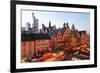 Christmas Fair on Roemerberg Square, Frankfurt am Main, Hesse, Germany, Europe-Hans-Peter Merten-Framed Photographic Print