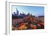 Christmas Fair on Roemerberg Square, Frankfurt am Main, Hesse, Germany, Europe-Hans-Peter Merten-Framed Photographic Print