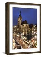 Christmas Fair on Schillerplatz Square-Markus Lange-Framed Photographic Print