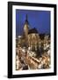 Christmas Fair on Schillerplatz Square-Markus Lange-Framed Photographic Print