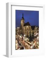 Christmas Fair on Schillerplatz Square-Markus Lange-Framed Photographic Print