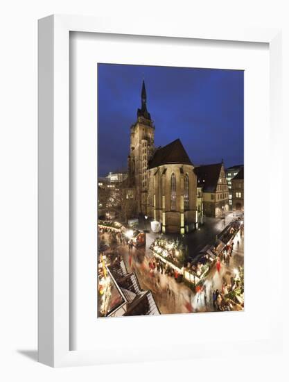 Christmas Fair on Schillerplatz Square-Markus Lange-Framed Photographic Print