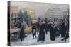 Christmas Fair-Heinrich Matvejevich Maniser-Stretched Canvas