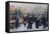 Christmas Fair-Heinrich Matvejevich Maniser-Framed Stretched Canvas