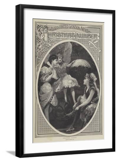 Christmas Fairies--Framed Giclee Print